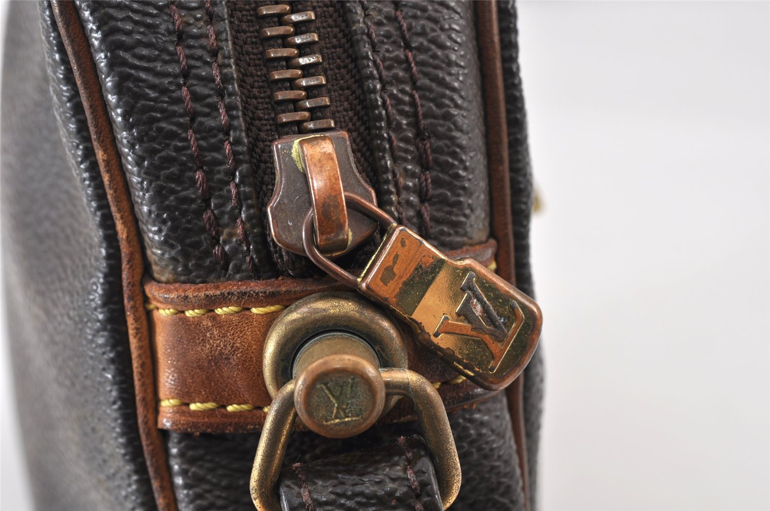 Authentic Louis Vuitton Monogram Marly Dragonne GM M51825 Clutch Hand Bag 1241K