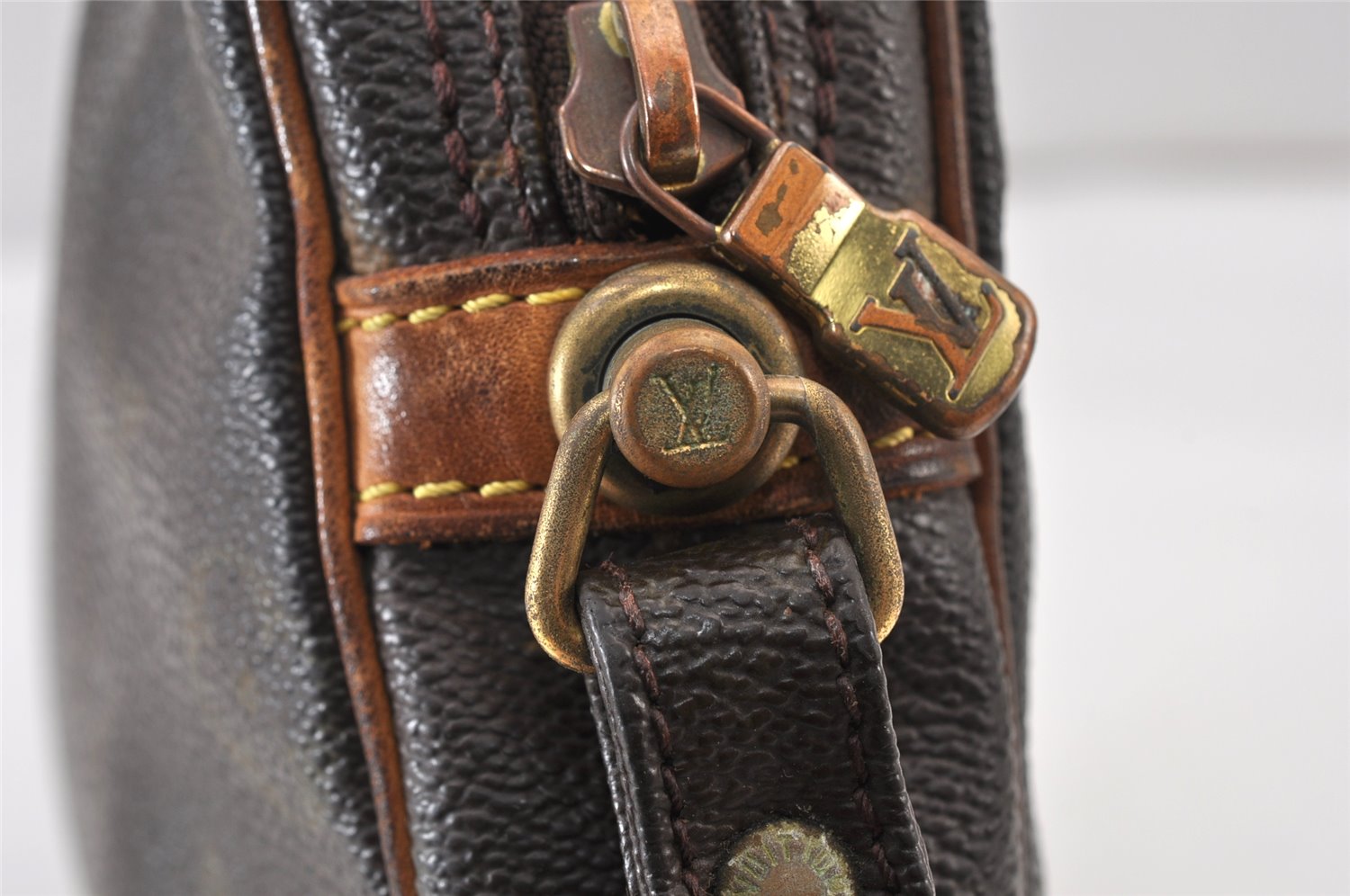 Authentic Louis Vuitton Monogram Marly Dragonne GM M51825 Clutch Hand Bag 1241K