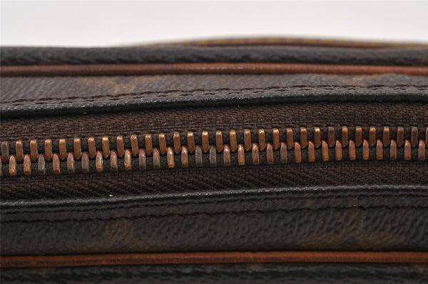 Authentic Louis Vuitton Monogram Marly Dragonne GM M51825 Clutch Hand Bag 1241K