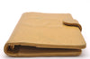 Authentic CHANEL Agenda Caviar Skin Leather Notebook Cover Yellow CC 1243J