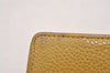 Authentic CHANEL Agenda Caviar Skin Leather Notebook Cover Yellow CC 1243J