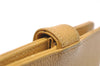 Authentic CHANEL Agenda Caviar Skin Leather Notebook Cover Yellow CC 1243J