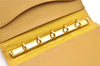 Authentic CHANEL Agenda Caviar Skin Leather Notebook Cover Yellow CC 1243J