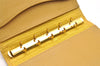 Authentic CHANEL Agenda Caviar Skin Leather Notebook Cover Yellow CC 1243J