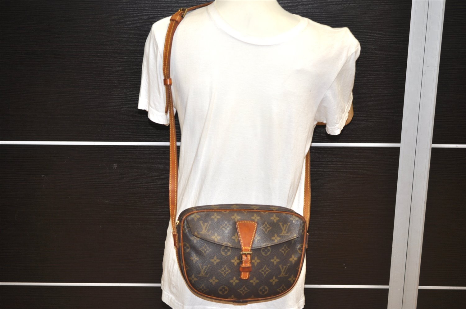 Authentic Louis Vuitton Monogram Jeune Fille MM M51226 Shoulder Cross Bag 1245K