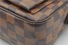 Authentic Louis Vuitton Damier Ravello GM Shoulder Cross Bag N60006 LV 1246G