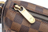 Authentic Louis Vuitton Damier Ravello GM Shoulder Cross Bag N60006 LV 1246G