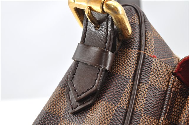 Authentic Louis Vuitton Damier Ravello GM Shoulder Cross Bag N60006 LV 1246G