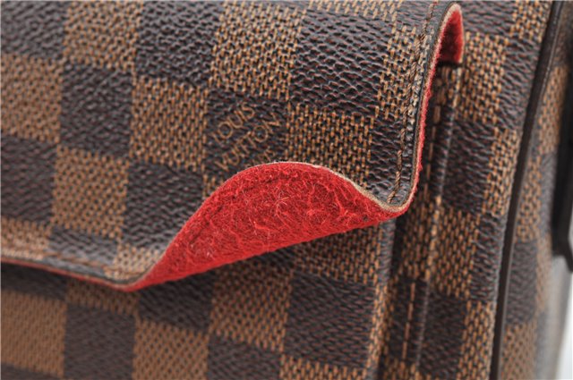 Authentic Louis Vuitton Damier Ravello GM Shoulder Cross Bag N60006 LV 1246G