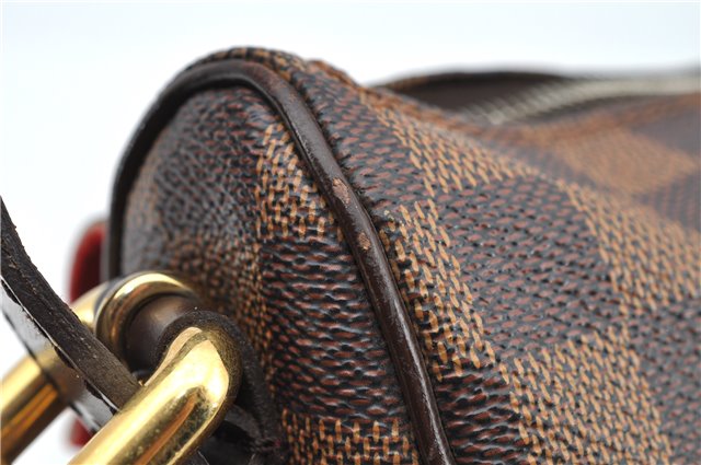 Authentic Louis Vuitton Damier Ravello GM Shoulder Cross Bag N60006 LV 1246G