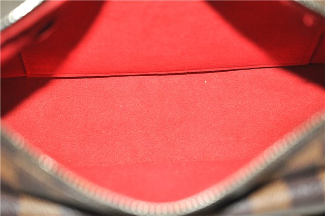 Authentic Louis Vuitton Damier Ravello GM Shoulder Cross Bag N60006 LV 1246G