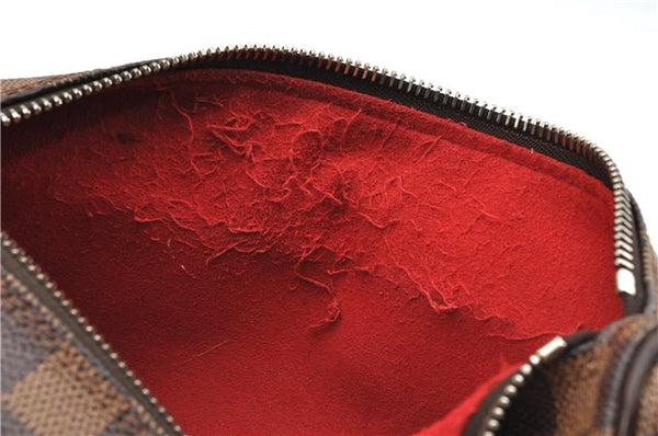 Authentic Louis Vuitton Damier Ravello GM Shoulder Cross Bag N60006 LV 1246G