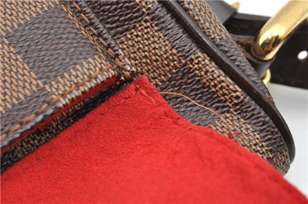 Authentic Louis Vuitton Damier Ravello GM Shoulder Cross Bag N60006 LV 1246G