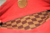 Authentic Louis Vuitton Damier Ravello GM Shoulder Cross Bag N60006 LV 1246G