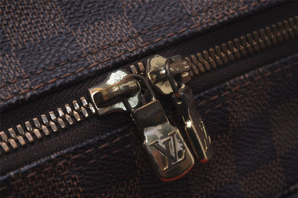 Authentic Louis Vuitton Damier Naviglio Shoulder Cross Body Bag N45255 LV 1246I