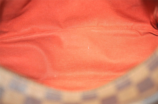 Authentic Louis Vuitton Damier Naviglio Shoulder Cross Body Bag N45255 LV 1246I