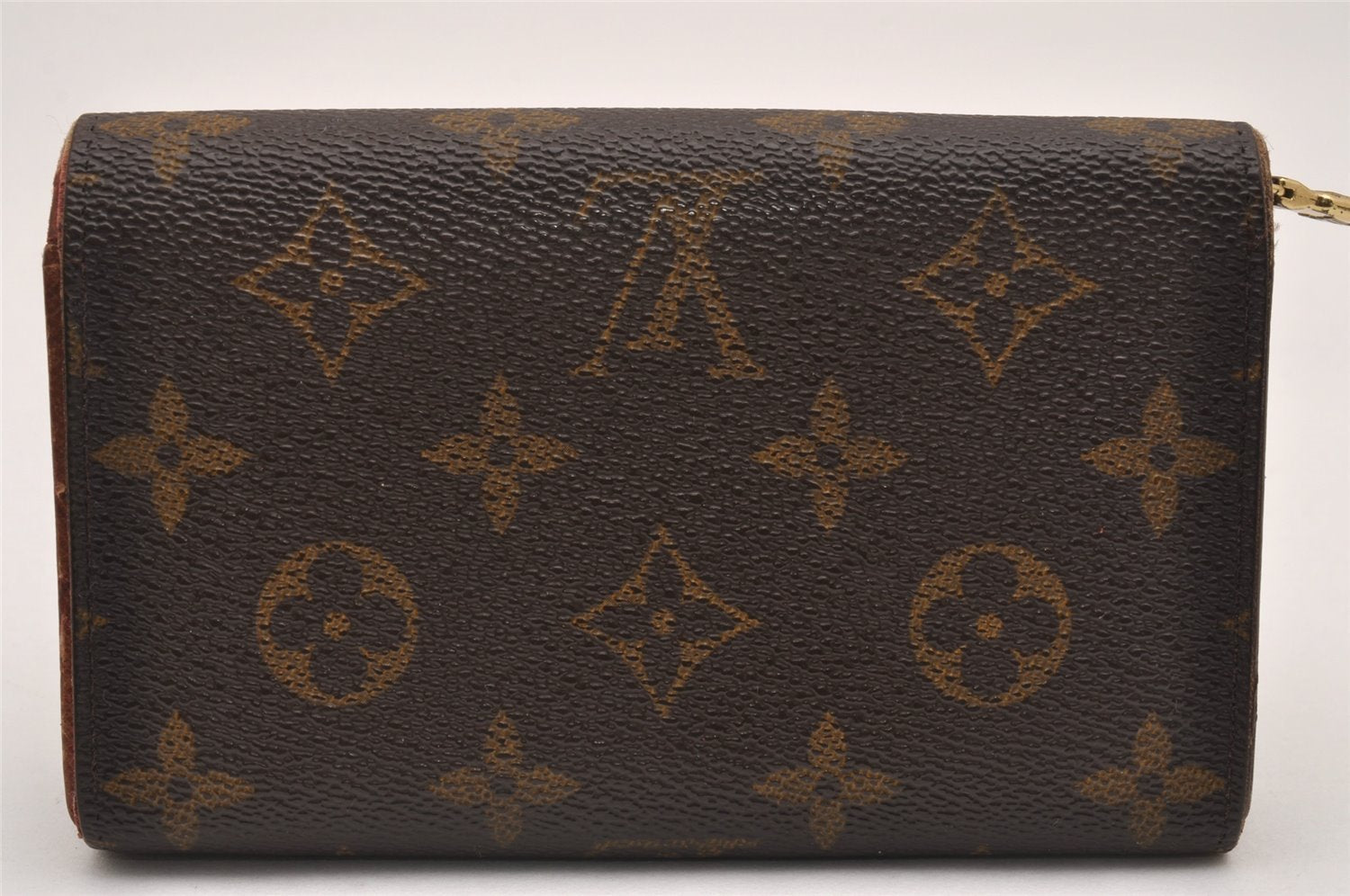 Auth Louis Vuitton Monogram Porte Monnaie Billets Tresor Wallet M61730 LV 1246J