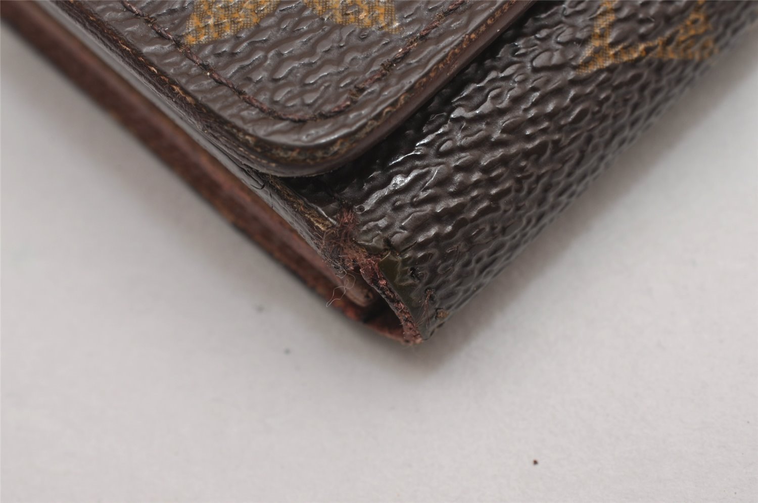 Auth Louis Vuitton Monogram Porte Monnaie Billets Tresor Wallet M61730 LV 1246J