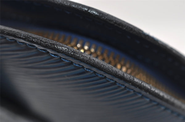 Authentic Louis Vuitton Epi Lussac Shoulder Tote Bag Blue M52285 LV 1248I