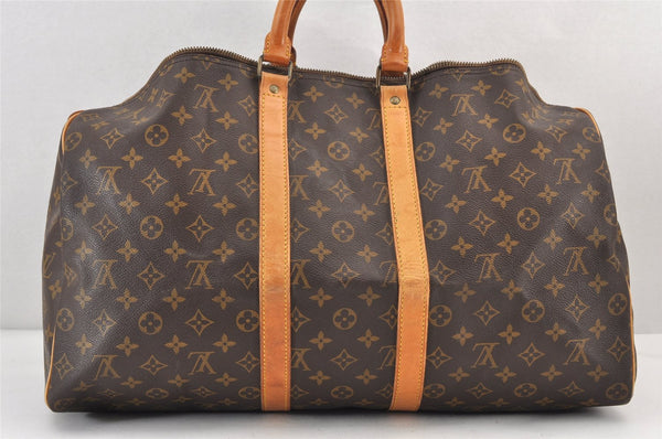 Authentic Louis Vuitton Monogram Keepall 50 Travel Boston Bag M41426 Junk 1248K