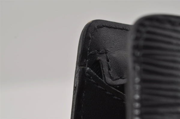 Authentic Louis Vuitton Epi Pochette Homme Clutch Hand Bag Black M52522 LV 1249I