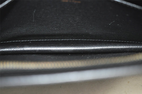 Authentic Louis Vuitton Epi Pochette Homme Clutch Hand Bag Black M52522 LV 1249I