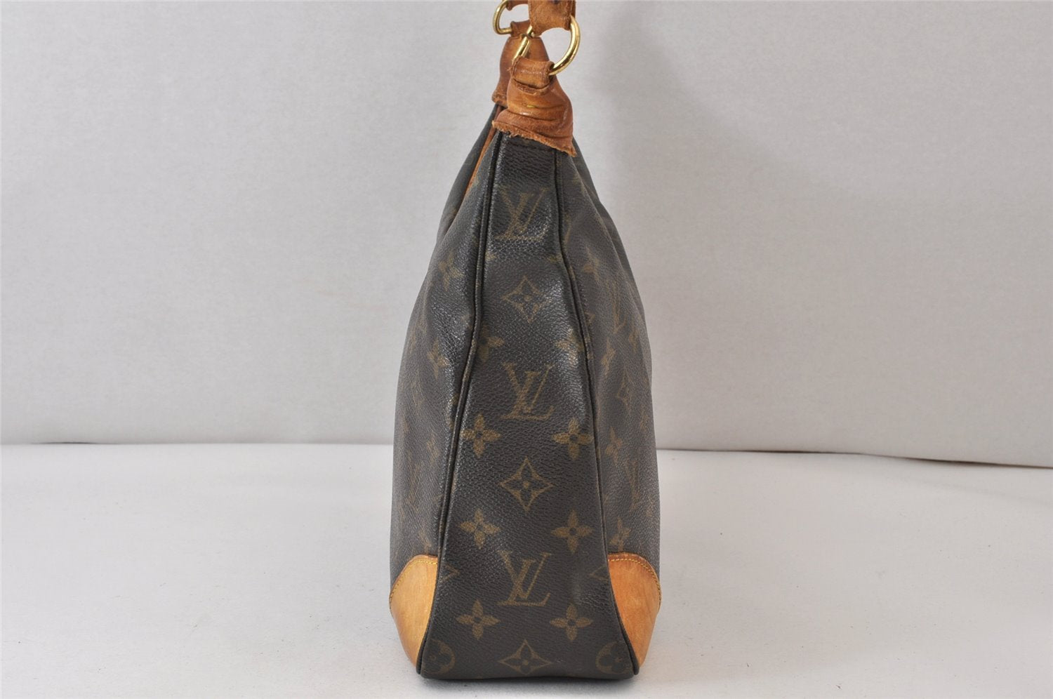 Authentic Louis Vuitton Monogram Boulogne 30 Shoulder Cross Bag M52165 LV 1249K