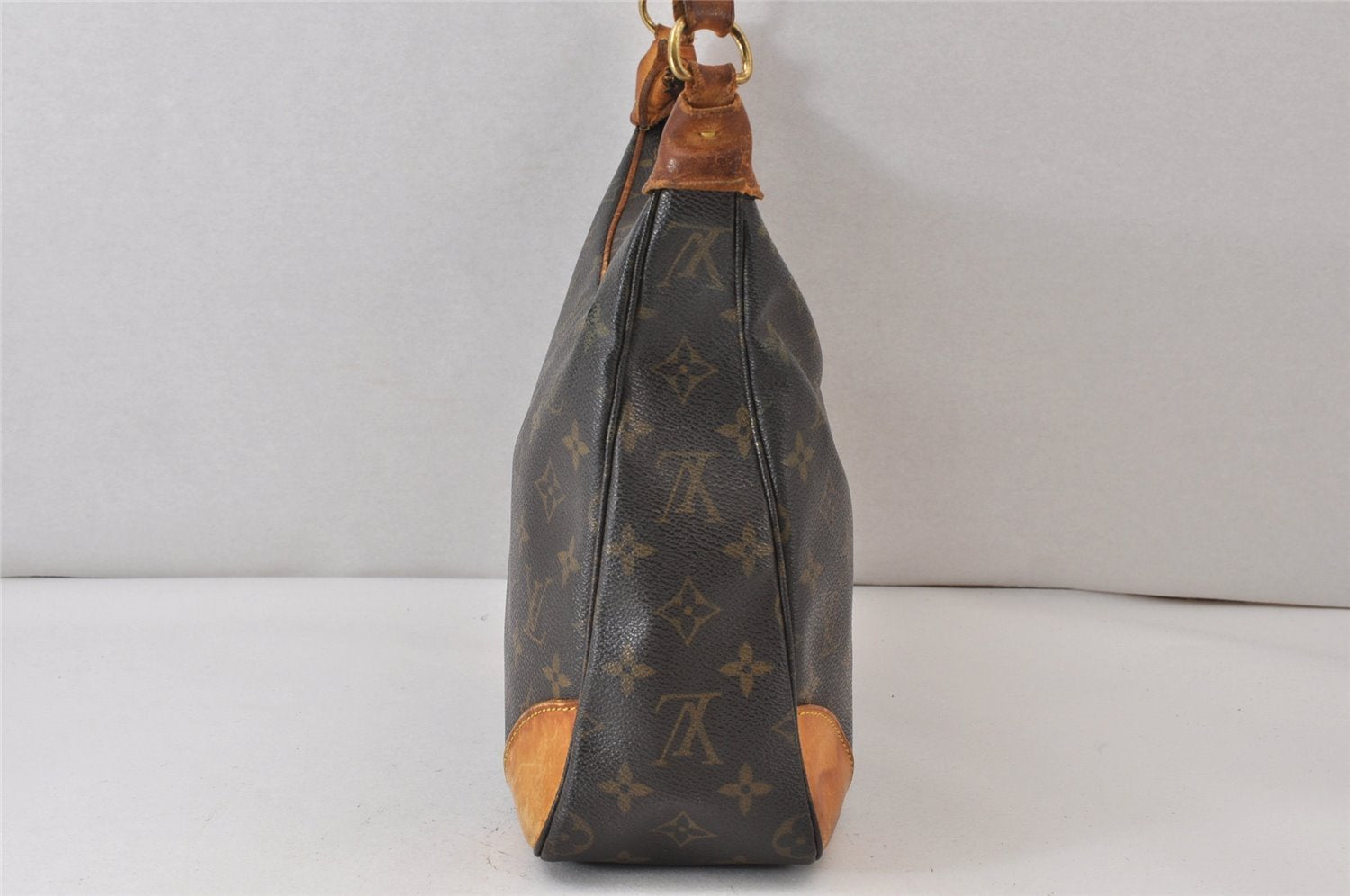 Authentic Louis Vuitton Monogram Boulogne 30 Shoulder Cross Bag M52165 LV 1249K