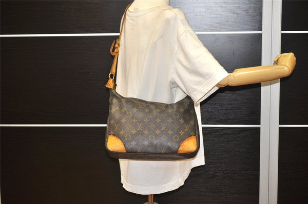 Authentic Louis Vuitton Monogram Boulogne 30 Shoulder Cross Bag M52165 LV 1249K