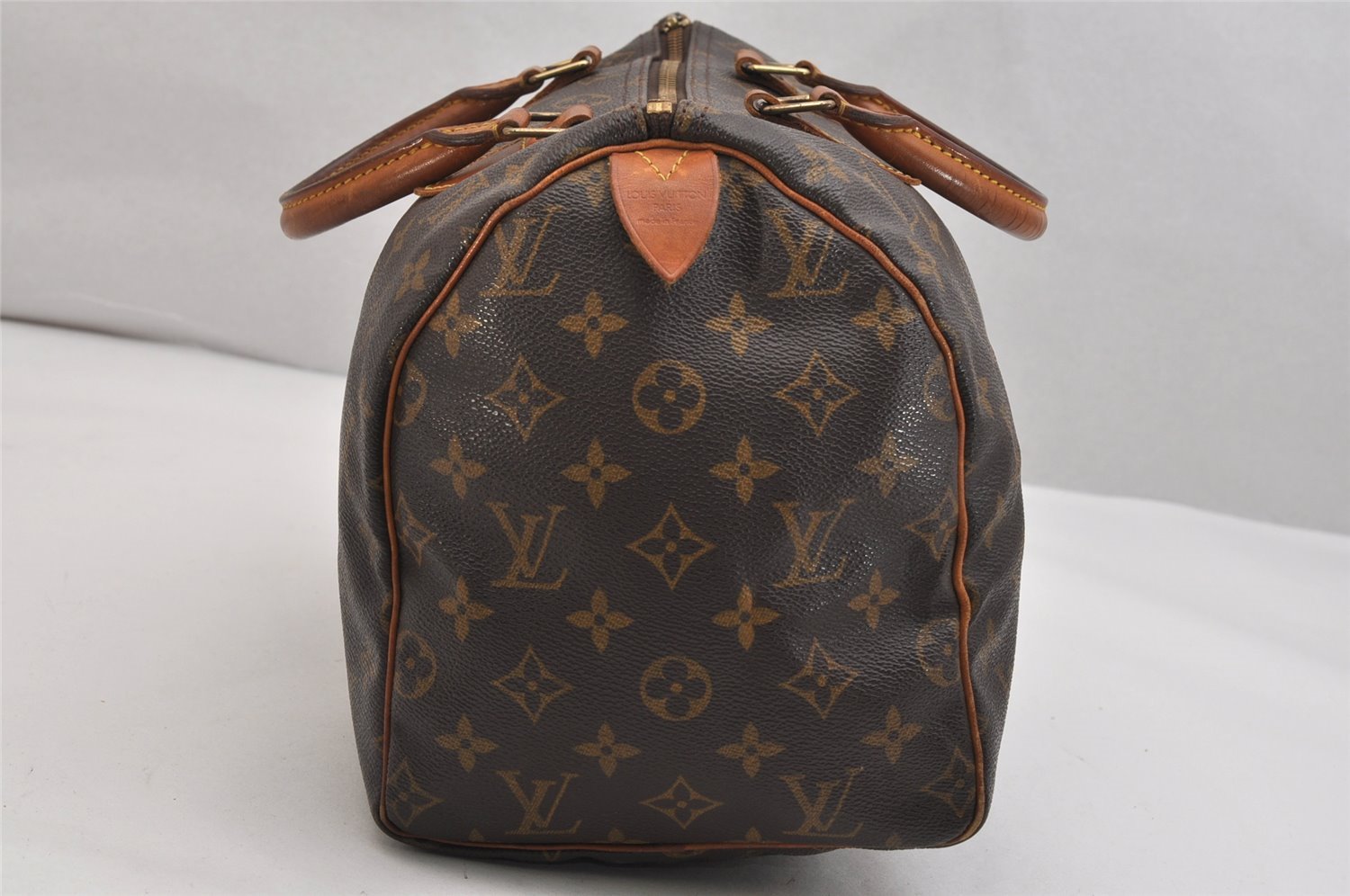 Authentic Louis Vuitton Monogram Speedy 30 Hand Boston Bag M41526 LV 1250K