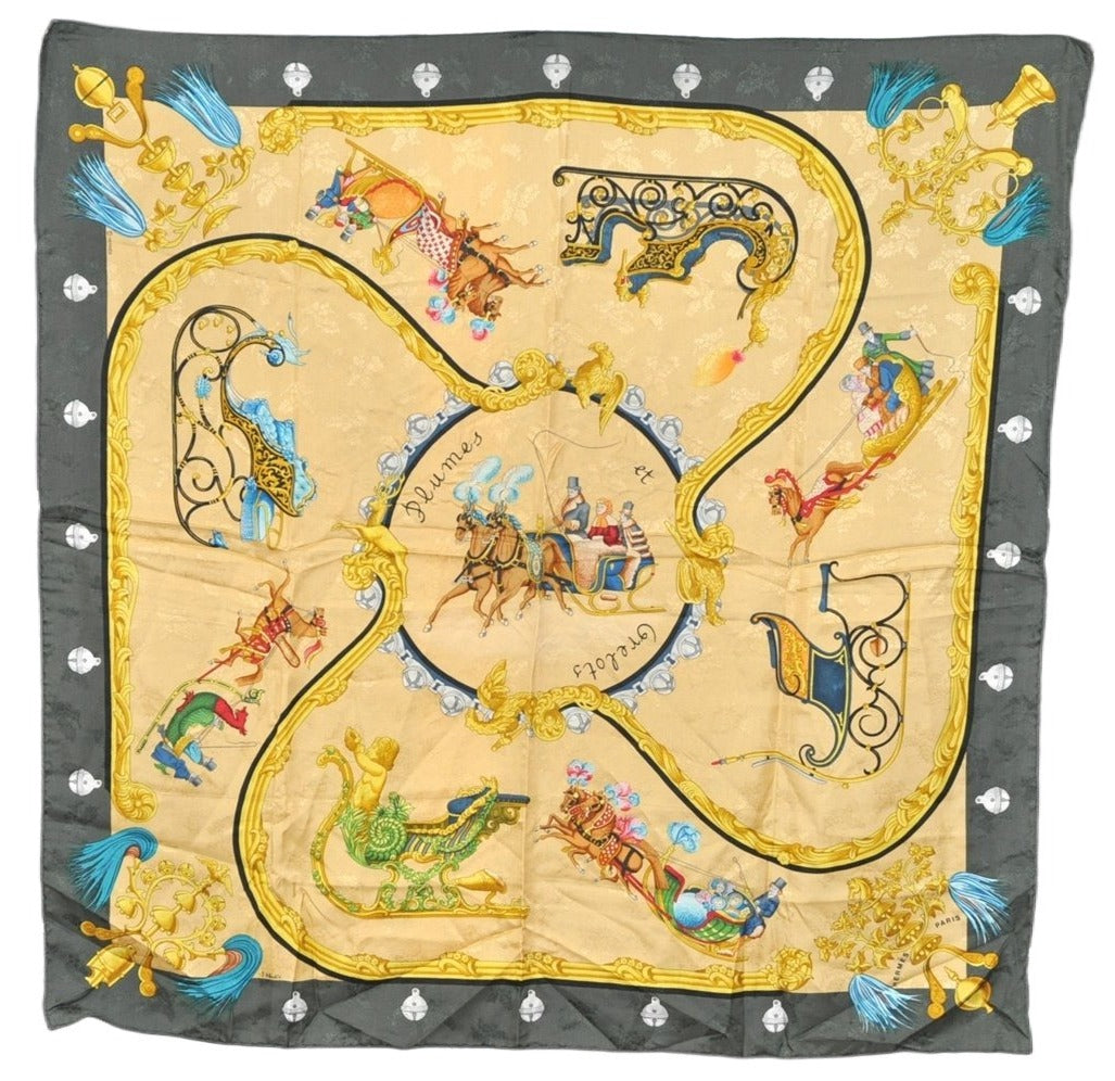 Authentic HERMES Carre 90 Scarf 