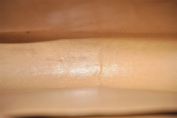 Authentic GUCCI Vintage Shoulder Cross Body Bag Purse Leather Brown 1252I