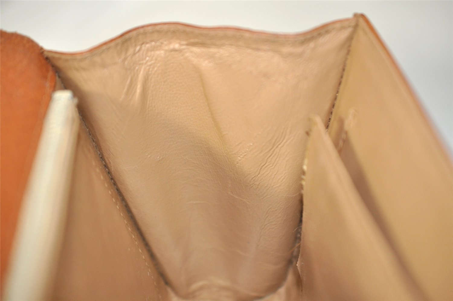 Authentic GUCCI Vintage Shoulder Cross Body Bag Purse Leather Brown 1252I