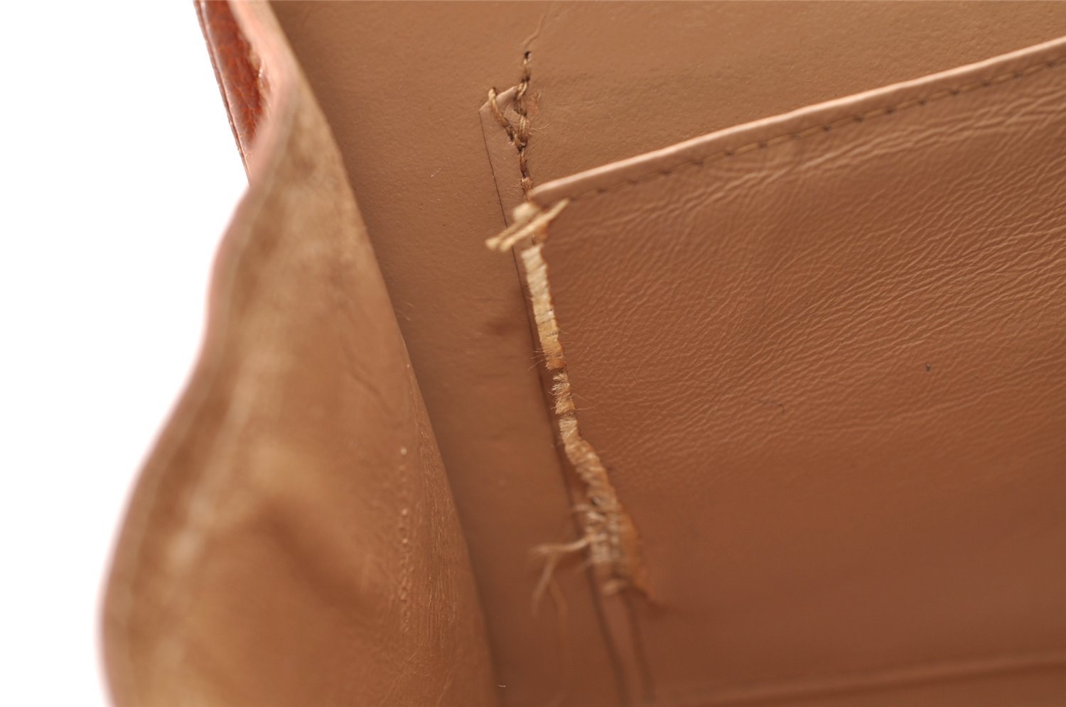 Authentic GUCCI Vintage Shoulder Cross Body Bag Purse Leather Brown 1252I