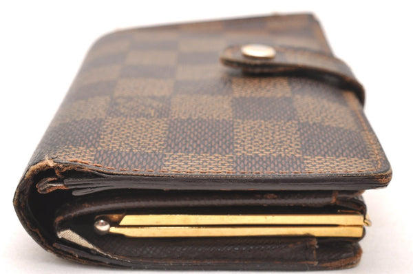 Authentic Louis Vuitton Damier Portefeuille Viennois Wallet N61674 LV 1252J