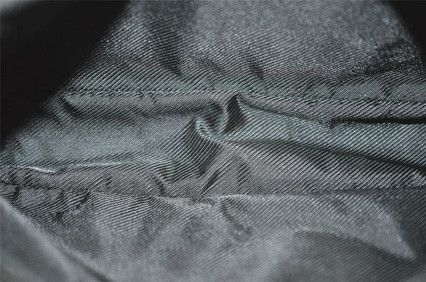 Authentic GUCCI Shoulder Cross Body Bag GG Canvas Leather 0190433 Black 1253I