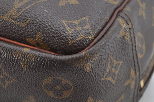 Authentic Louis Vuitton Monogram Deauville Hand Bag M47270 LV 1253K