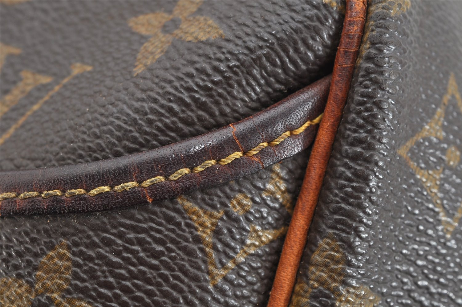 Authentic Louis Vuitton Monogram Deauville Hand Bag M47270 LV 1253K