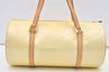 Authentic Louis Vuitton Vernis Bedford Hand Bag Purse White M91331 LV 1254K