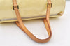 Authentic Louis Vuitton Vernis Bedford Hand Bag Purse White M91331 LV 1254K