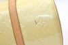 Authentic Louis Vuitton Vernis Bedford Hand Bag Purse White M91331 LV 1254K