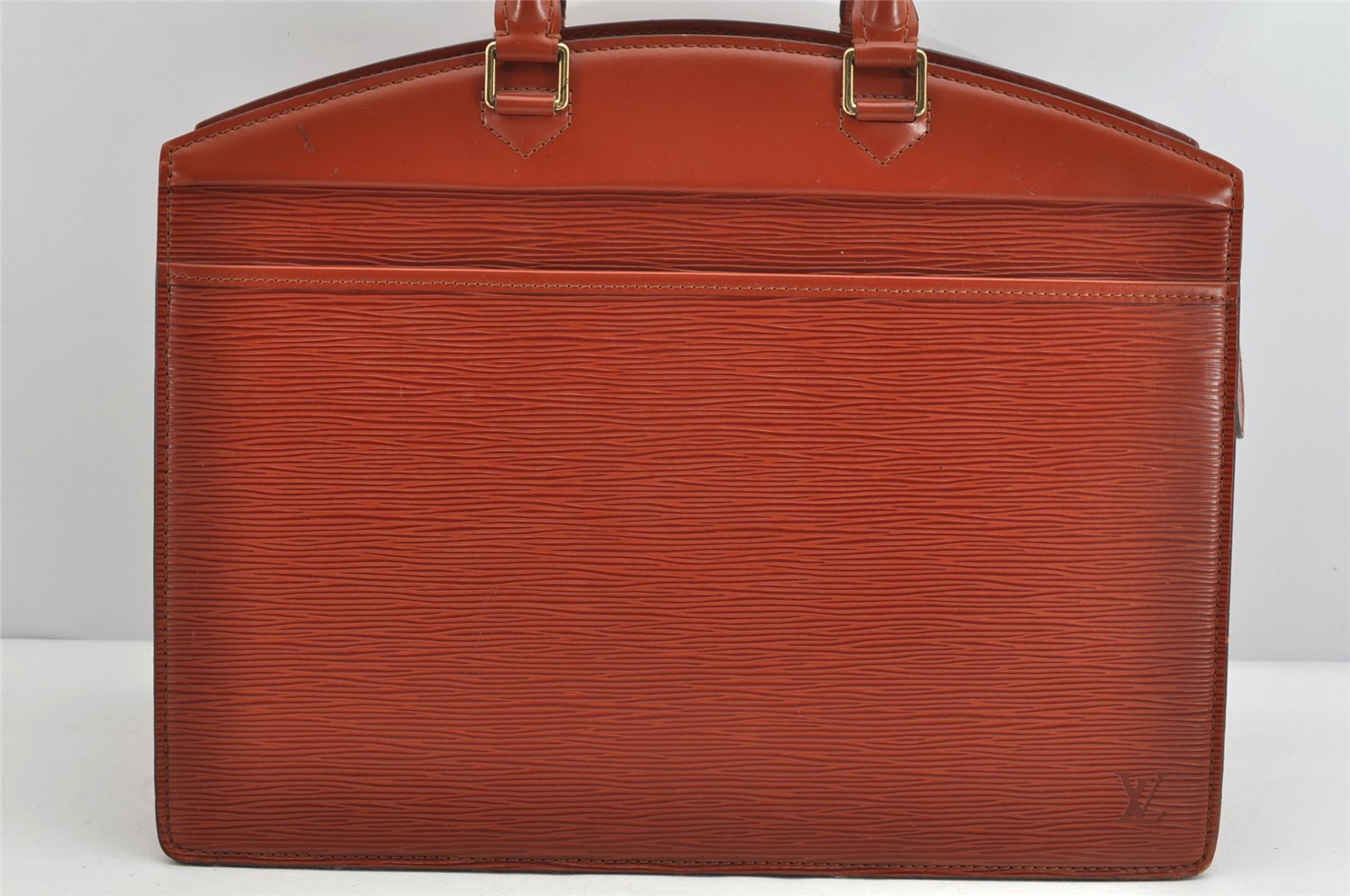 Authentic Louis Vuitton Epi Riviera Brown Hand Bag Brown M48183 LV Junk 1255K