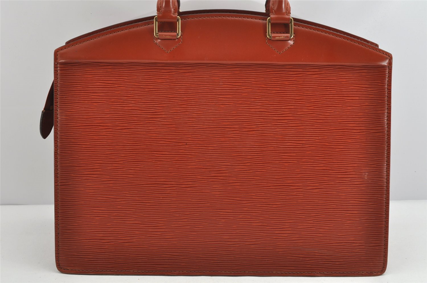 Authentic Louis Vuitton Epi Riviera Brown Hand Bag Brown M48183 LV Junk 1255K
