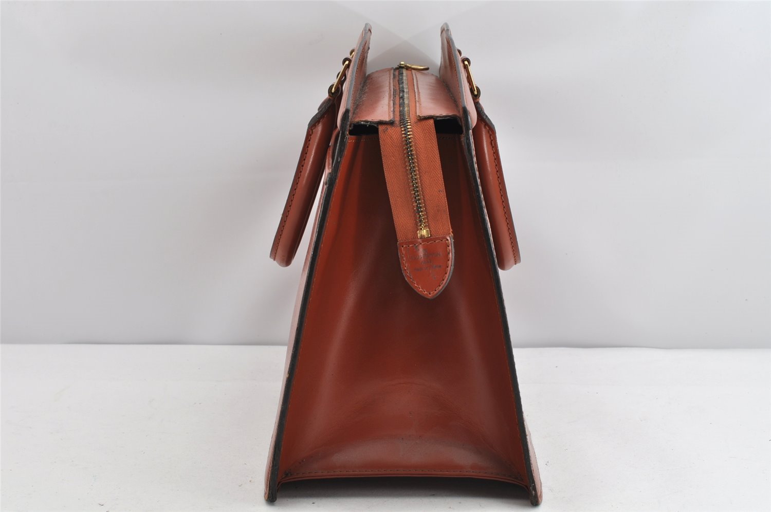 Authentic Louis Vuitton Epi Riviera Brown Hand Bag Brown M48183 LV Junk 1255K