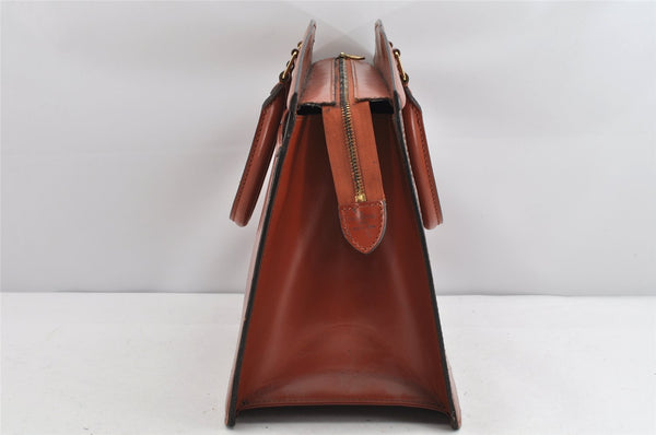 Authentic Louis Vuitton Epi Riviera Brown Hand Bag Brown M48183 LV Junk 1255K