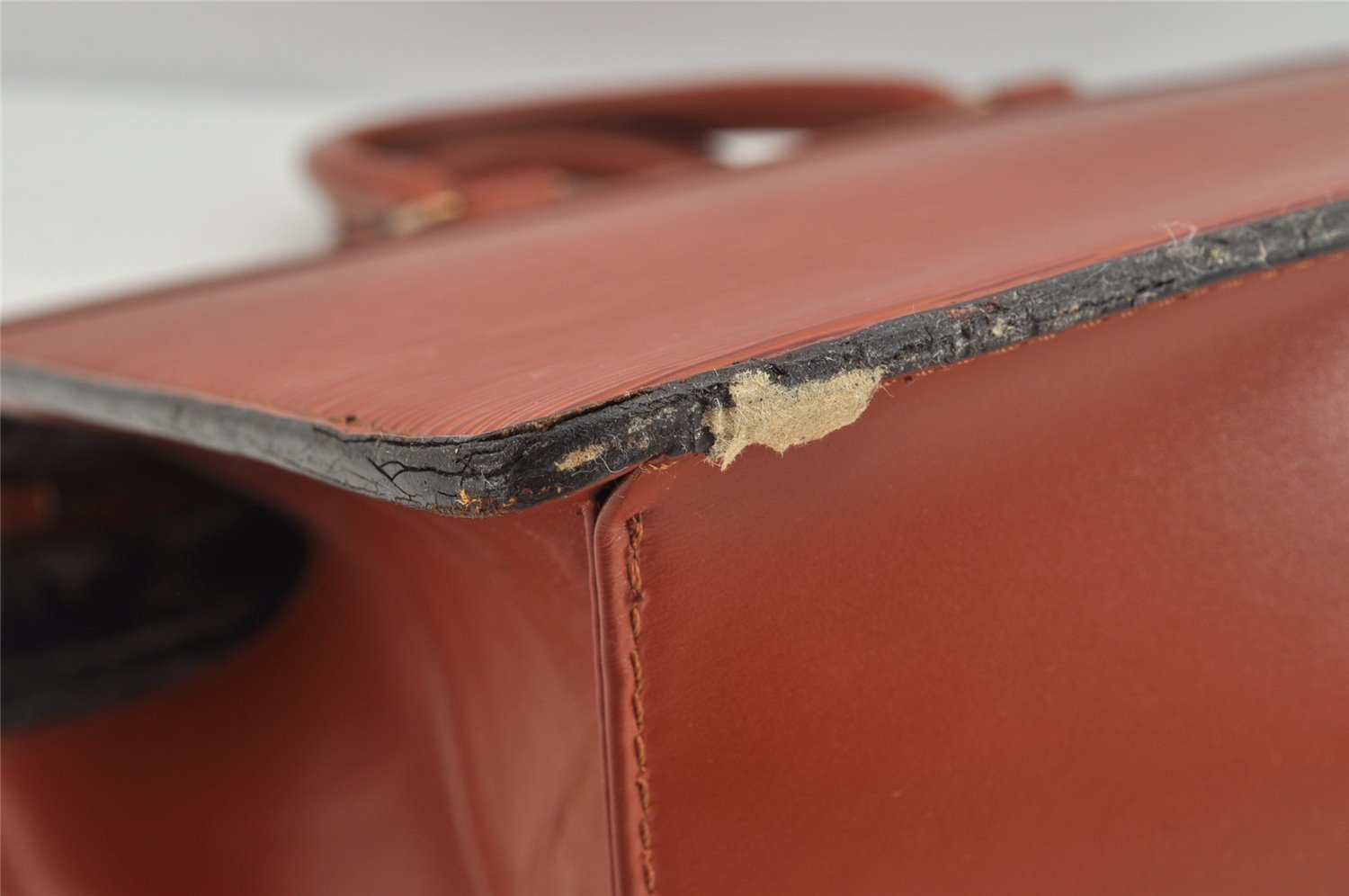 Authentic Louis Vuitton Epi Riviera Brown Hand Bag Brown M48183 LV Junk 1255K