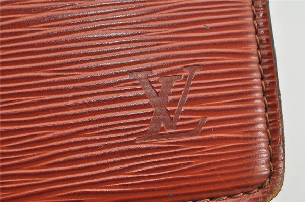 Authentic Louis Vuitton Epi Riviera Brown Hand Bag Brown M48183 LV Junk 1255K
