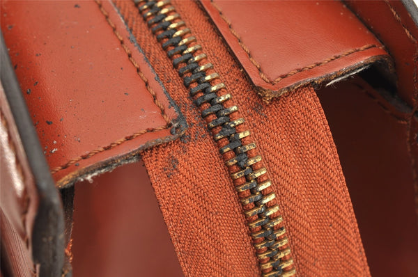 Authentic Louis Vuitton Epi Riviera Brown Hand Bag Brown M48183 LV Junk 1255K