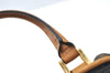 Authentic FENDI Pequin Vintage 2Way Hand Bag Purse PVC Leather Brown Black 1256I