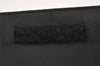 Authentic PRADA Vintage Nylon Trifold Wallet Purse Black 1256J